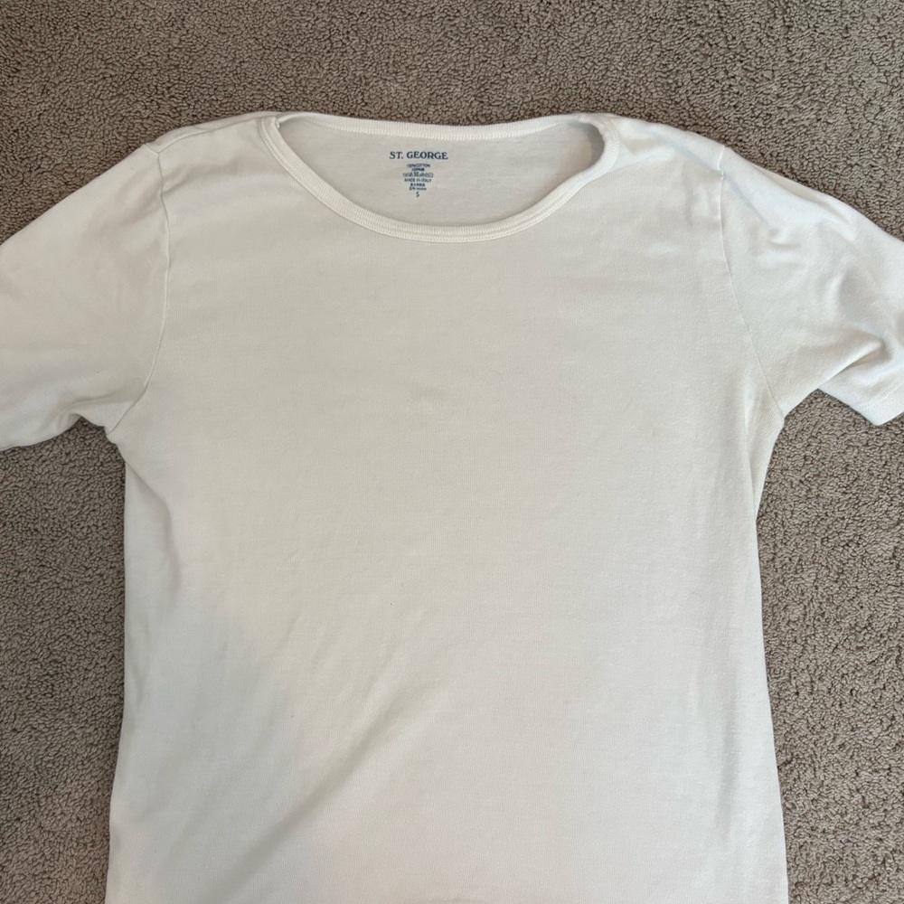 Brandy Melville OS White T-Shirt